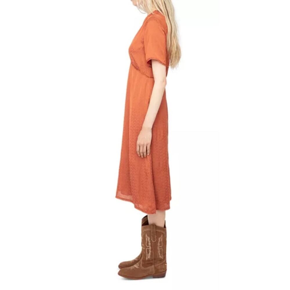 NWT: Zadig & Voltaire Mid Length Sienna Satin Dress - Picture 3 of 10